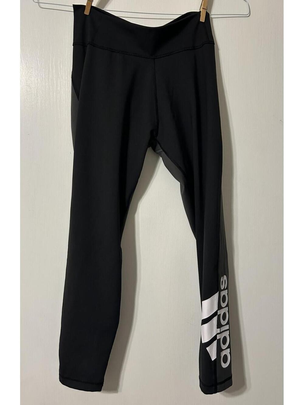 Adidas Women's aero ready capris leggings black/gray size M